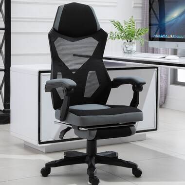 Inbox Zero Adjustable Reclining Ergonomic Swiveling PC Racing